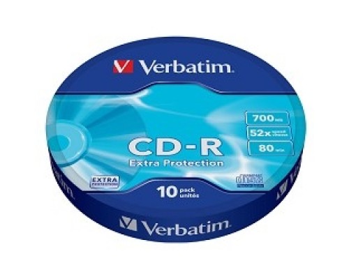 Verbatim и CD-R 10шт. 52x 700Mb, Shrink (43725)