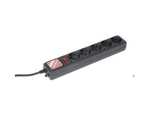 PowerCube Фильтр B, 5.0м, 5 евророзеток (SPG-B-15-black), черный