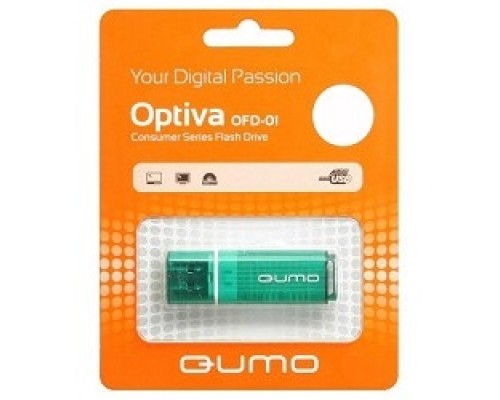 USB 2.0 QUMO 16GB Optiva 01 Green QM16GUD-OP1-green