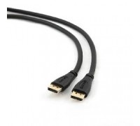 DisplayPort Gembird/Cablexpert , 1м, 20M/20M, черный, экран, пакет(CC-DP-1M)