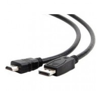 DisplayPort-HDMI Gembird/Cablexpert 1,8м, 20M/19M, черный, экран, пакет (CC-DP-HDMI-6)