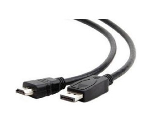 Кабель DisplayPort-HDMI Gembird/Cablexpert 1,8м, 20M/19M, черный, экран, пакет (CC-DP-HDMI-6)
