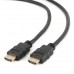 HDMI Gembird/Cablexpert , 1м, v1.4, 19M/19M, серия Light, черный, позол.разъемы, экран (CC-HDMI4L-1M)