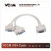 VCOM VVG6530 Кабель-разветвитель VGA 1=&gt;2 (1x15M/2 x15F), VGA Spliter Cable 0.3m 06937510841219/4895182209411