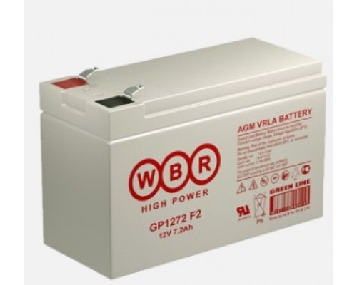 WBR Батарея GP1272 F2 (12V/7.2Ah)