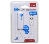 5bites UA2-45-02WH Кабель-адаптер USB2.0 -&gt; RJ45 10/100 Мбит/с, 10см