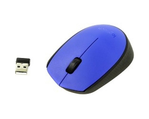 910-004640 Logitech Wireless Mouse M171, Blue