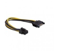 Cablexpert Разветвитель питания SATA-&gt;PCI-Express 6pin, для подключения в/к PCI-Е (6pin) к б/п ATX (CC-PSU-SATA)