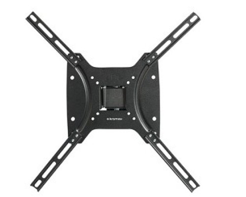 Kromax OPTIMA-402 black Кронштейн для LED/LCD телевизоров 15-55, max 25 кг, настенный, 3 ст свободы, наклон +5°-12°, поворот ±30°, от стены 68.5 мм, max VESA 400x400 мм,