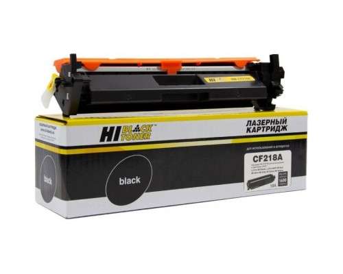 Hi-Black CF218A Тонер-картридж для HP LaserJet Pro M104/MFP M132, 1,4K, С ЧИПОМ