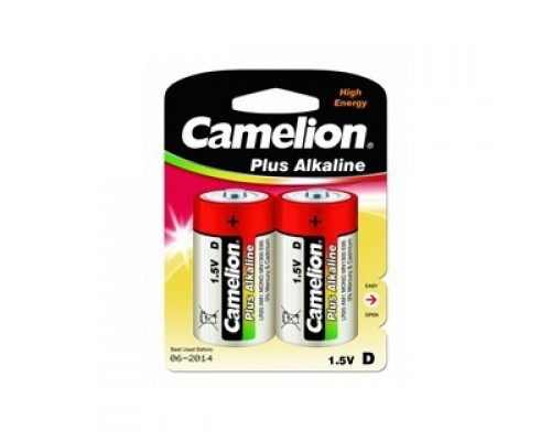 Camelion..LR20 Plus Alkaline BL-2 (LR20-BP2, батарейка,1.5В) (2 шт. в уп-ке)