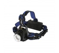 Ultraflash E150 (фонарь налобн аккум 220В, черный, CREE 3 Ватт, фокус, 2 ак 3 реж, пласт, бокс)