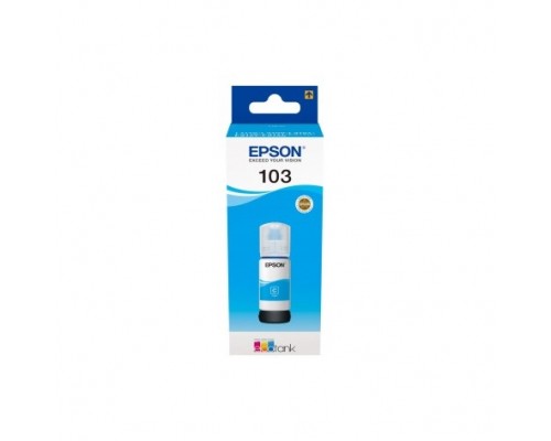 EPSON C13T00S24A/C13T00V298 Контейнер с голубыми чернилами для L1110/L3100/3101/3110/3150/3151, 65 мл.(cons ink)