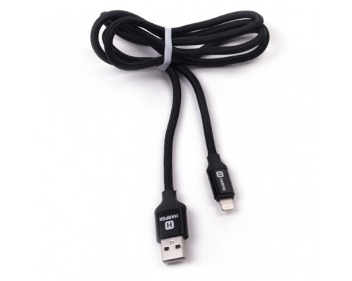 Harper USB - Lightning, BRCH-510 BLACK (1м, способны заряжать устройства до 2х ампер)