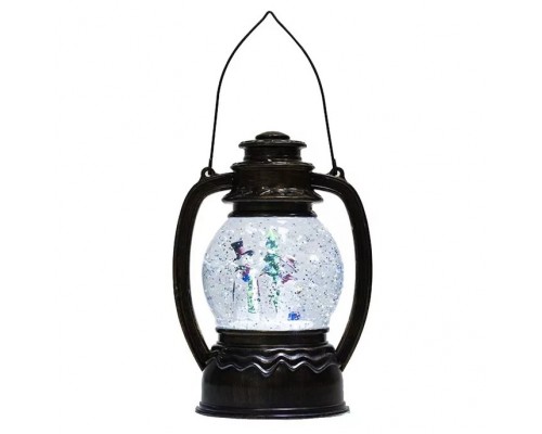 Neon-night 501-061 Декоративный фонарь с эффектом снегопада и подсветкой Снеговики, Белый