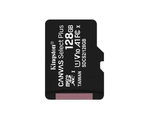 Micro SecureDigital 128Gb Kingston SDCS2/128GBSP MicroSDXC Class 10 UHS-I