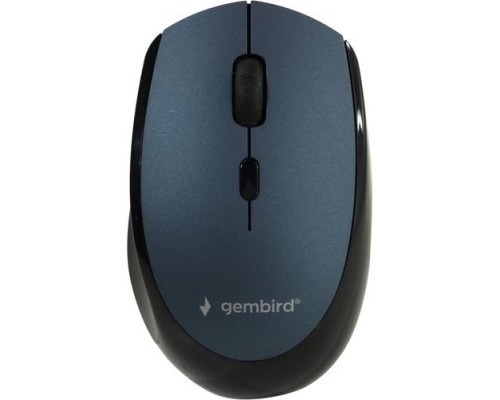 Gembird MUSW-354-B беспроводная, синий, бесш.клик, soft touch, 3кн.+колесо-кнопка, 2400DPI, 2,4ГГц