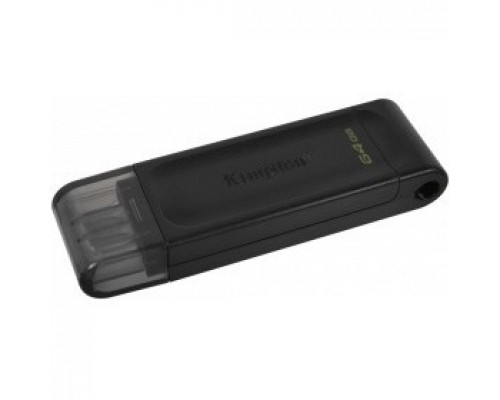 Kingston USB Drive 64Gb DataTraveler 70 DT70/64GB USB3.0 черный