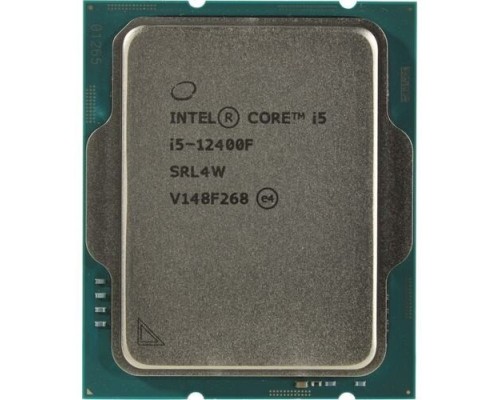 CPU Intel Core i5-12400F Alder Lake OEM 2.5 ГГц/ 4.4 ГГц в режиме Turbo, 18MB, LGA1700
