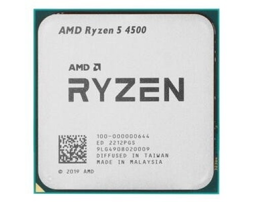 CPU AMD Ryzen 5 4500 OEM (100-000000644) 3,60GHz, Turbo 4,10GHz, Without Graphics, L3 8Mb, TDP 65W, AM4
