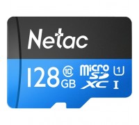 Micro SecureDigital 128GB Netac microSDXC Class10 NT02P500STN-128G-S P500 w/o adapter