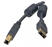 Defender USB04-06 PRO USB 2.0 для соед. 1.8м AM/BM , зол.конт, 2фер.фил. 87430