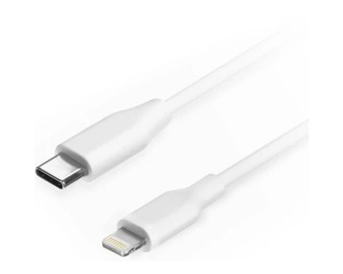 Filum Кабель USB 2.0, 1 м., белый, 3 А, разъемы: USB Type С male - Lightning male, пакет. FL-C-U2-CM-LM-1M-W (894185)