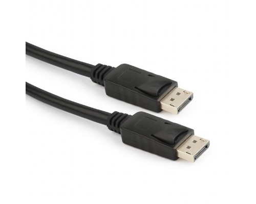 Bion Кабель DisplayPort v1.4, 20M/20M, скорость передачи до 25,92 Гбит/с, 8K, фиксирующая защелка, 2м, черный BXP-CC-DP4-020