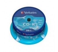 Verbatim и CD-R 25 шт. 52-x 700Mb, Cake Box (43432) 1/25