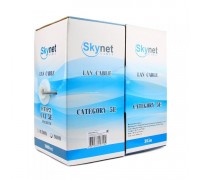 SkyNet FTP indoor 4x2x0,48, медный, FLUKE TEST, кат.5e, однож., 305 м, box, серый CSS-FTP-4-CU 1/305